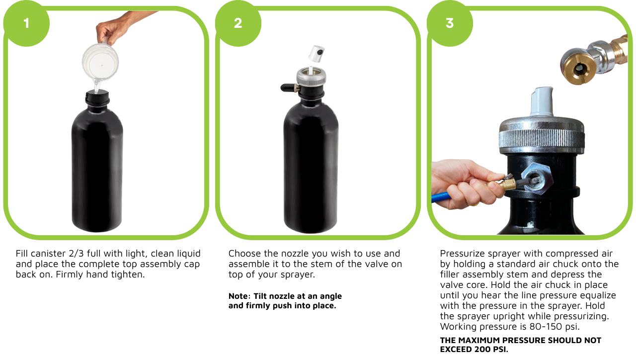 BURCO REDI-SHOT 16OZ REFILLABLE, AIR-PRESSURIZED SPRAYER